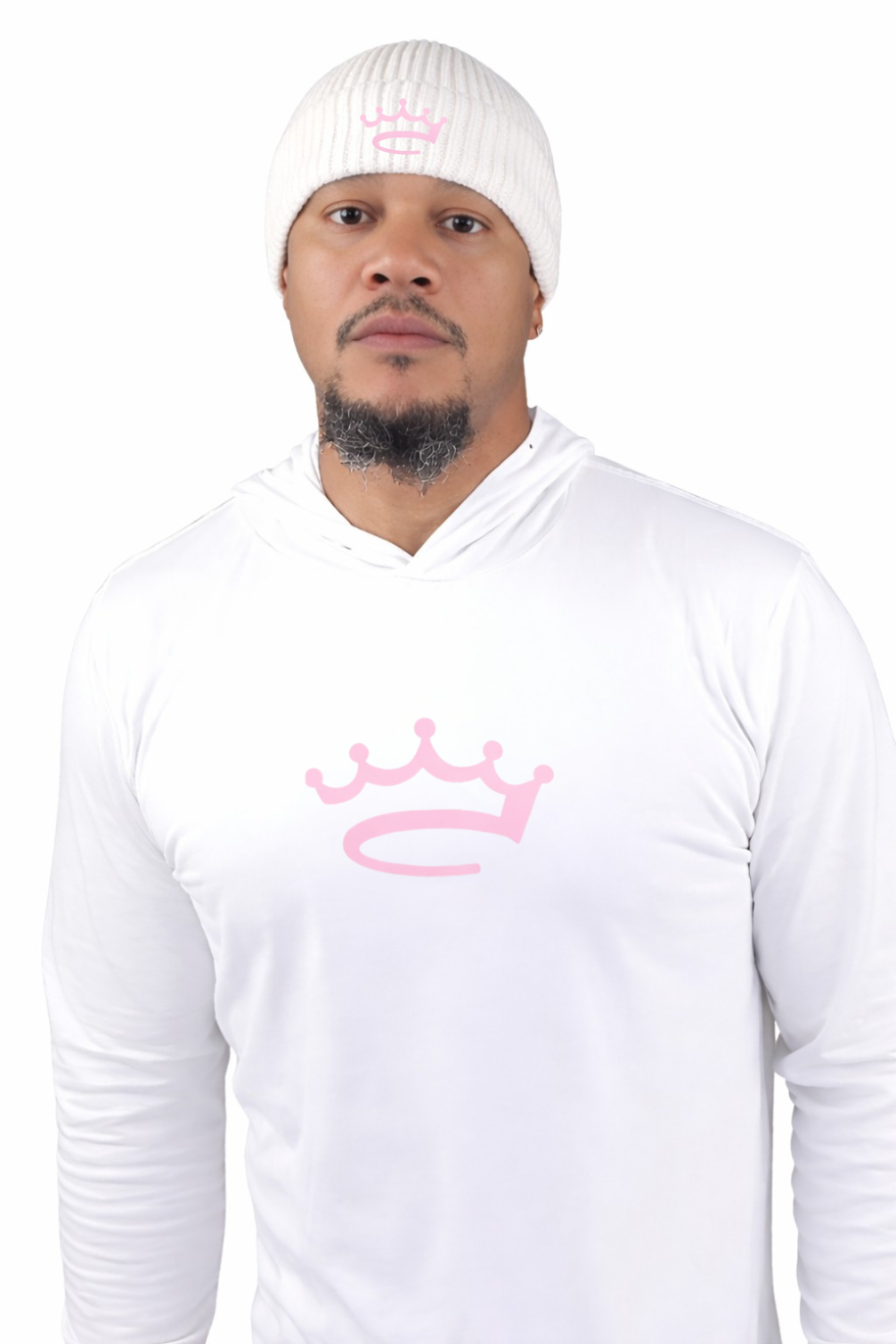 Lightweight T-Shirt Hoodie - Crowned Brand ™