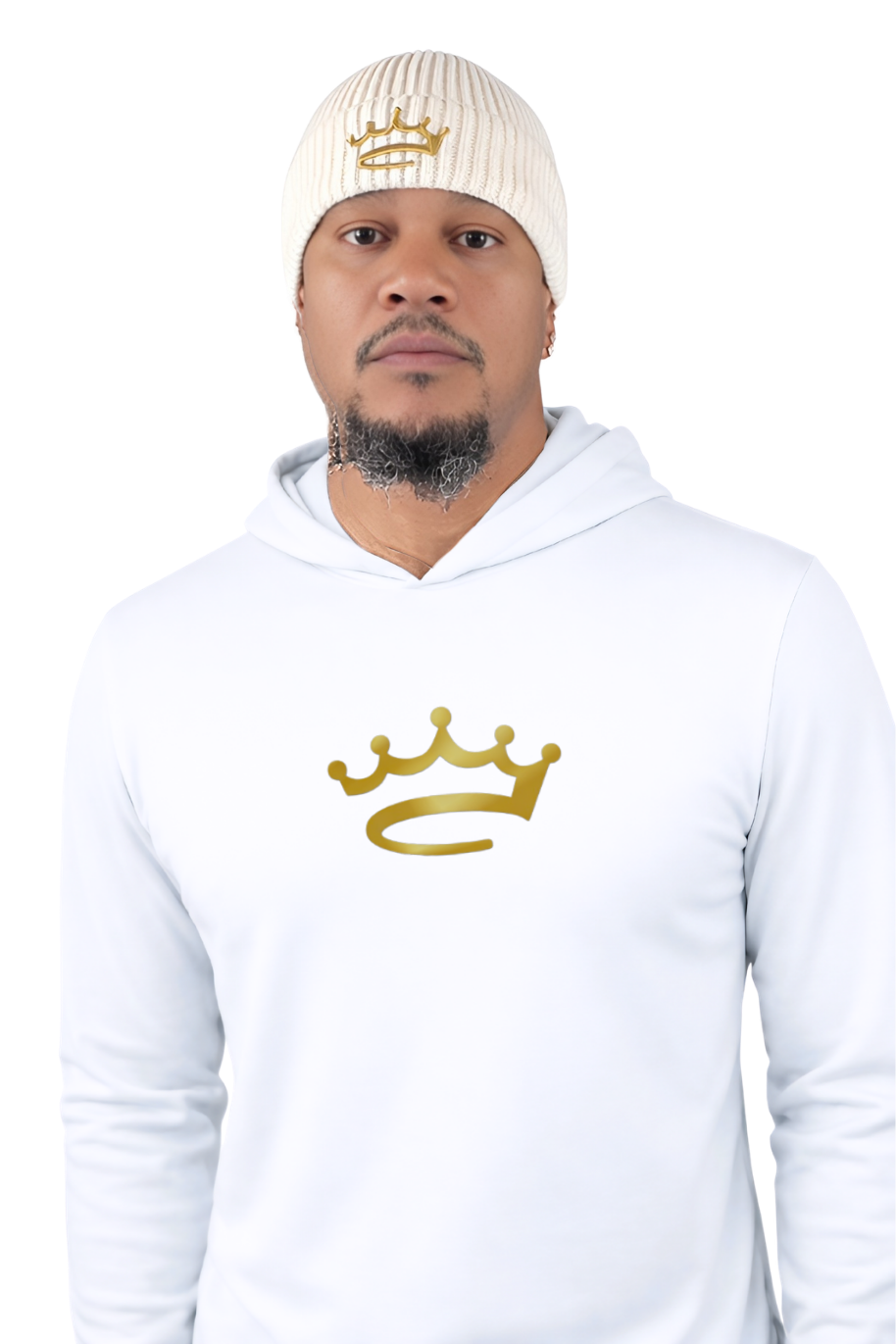 Lightweight T-Shirt Hoodie - Crowned Brand ™