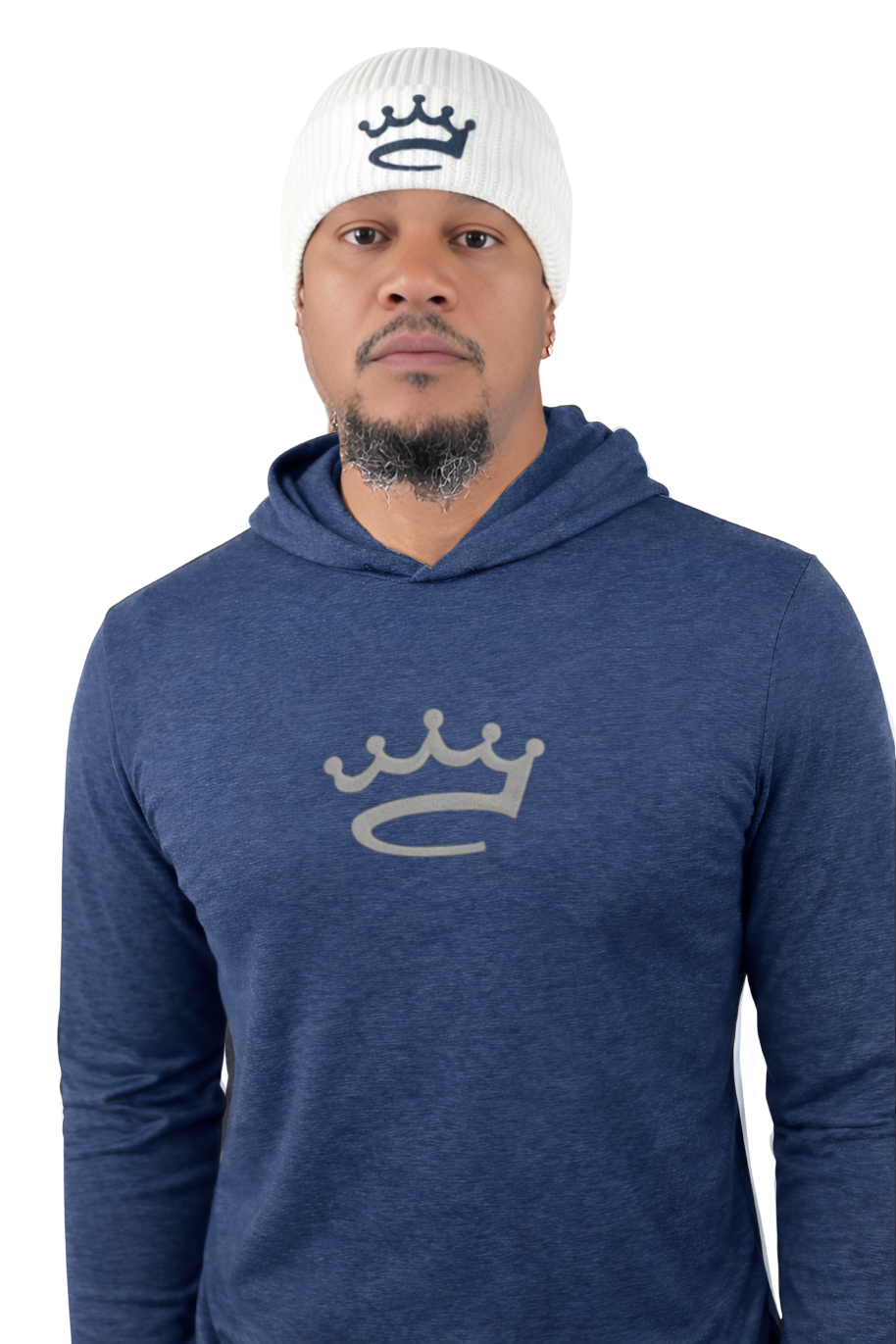 Lightweight T-Shirt Hoodie - Crowned Brand ™