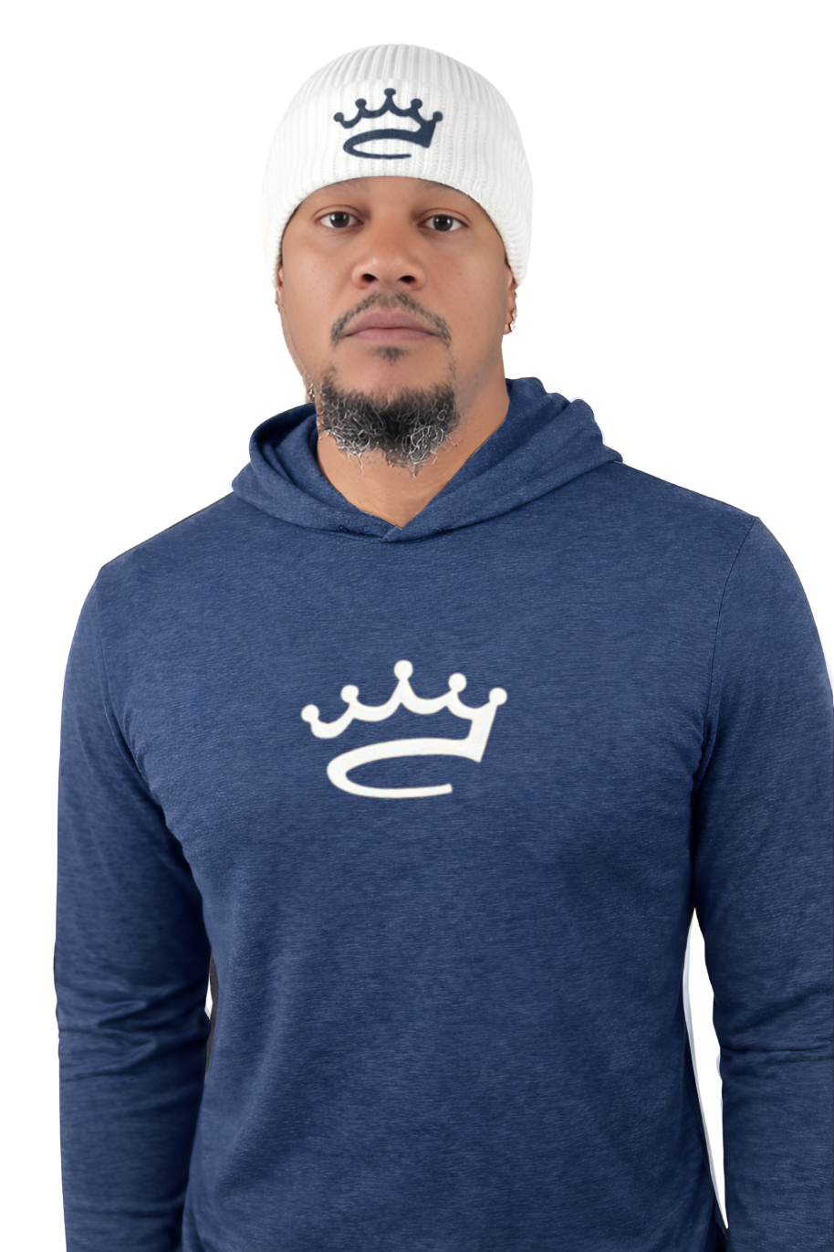 Lightweight T-Shirt Hoodie - Crowned Brand ™