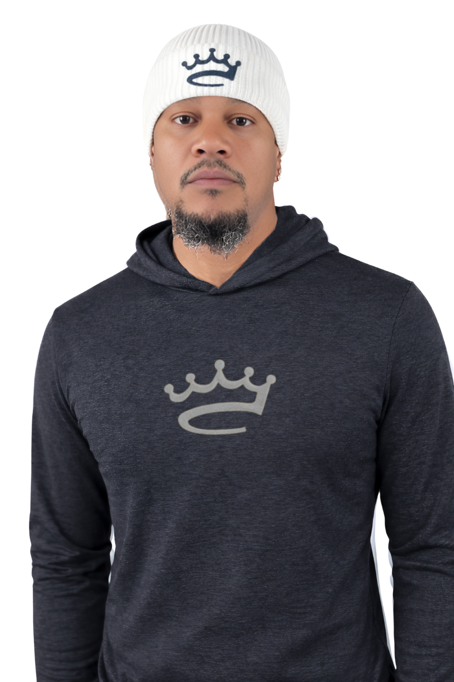 Lightweight T-Shirt Hoodie - Crowned Brand ™