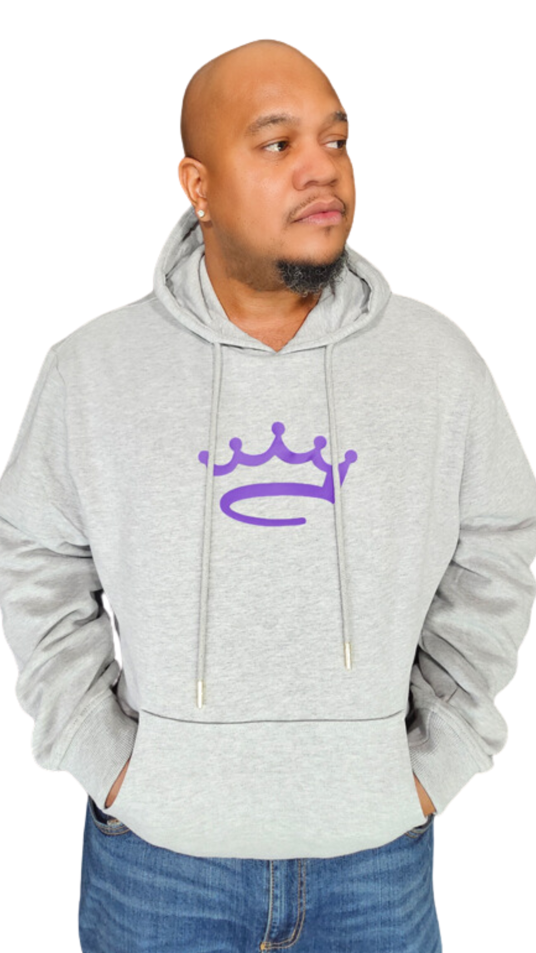 Men's Grey / Purple - Crowned Brand ™