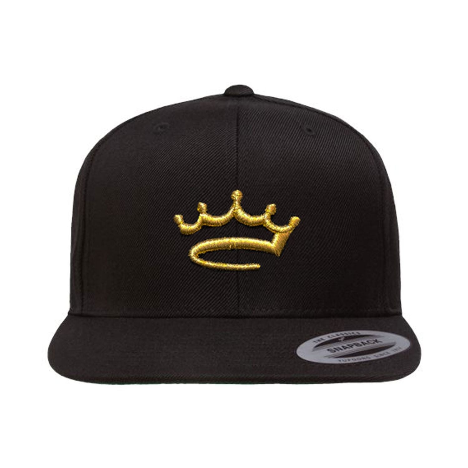 Black / Gold - snapback - hat - Crowned Brand ™