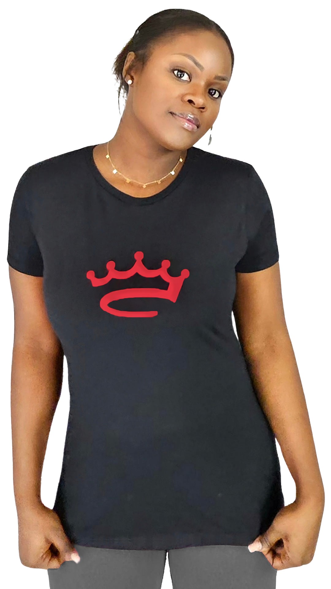 Women's Black / Red - shirt - Crowned Brand ™